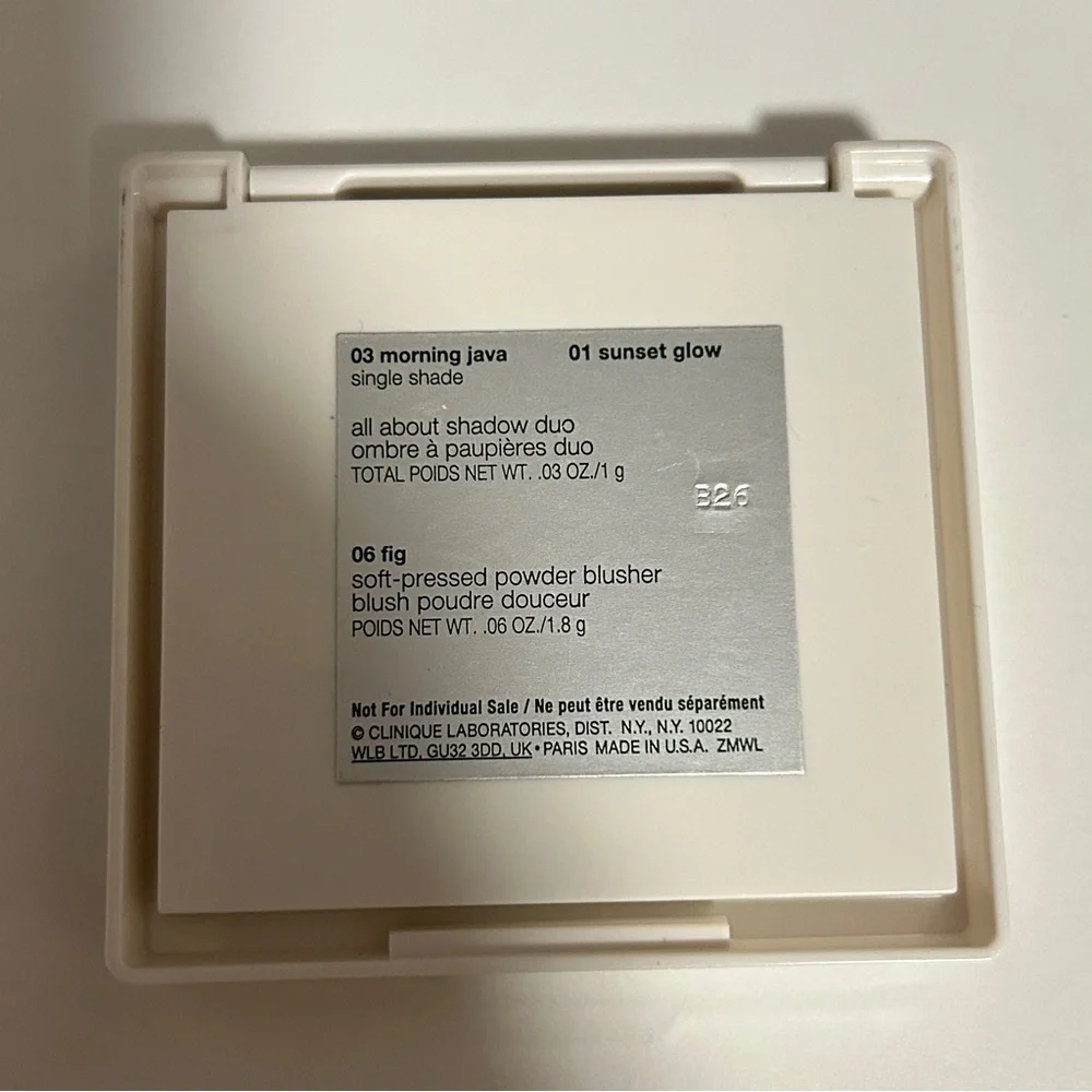 NEW Clinique All About Shadow Duo Eyeshadow Palette with Mirror